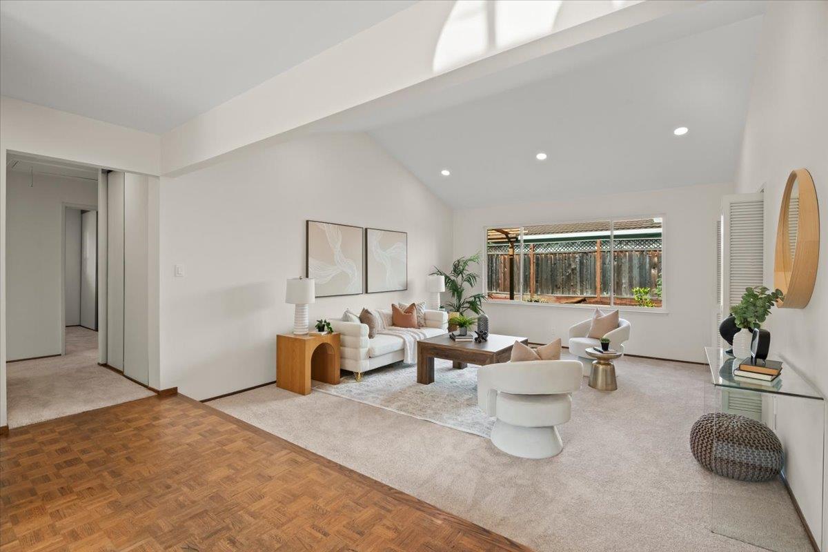 663 Smoke Tree Way Sunnyvale, CA 94086 - Photo 6 of 29 a living room with furniture and a large window