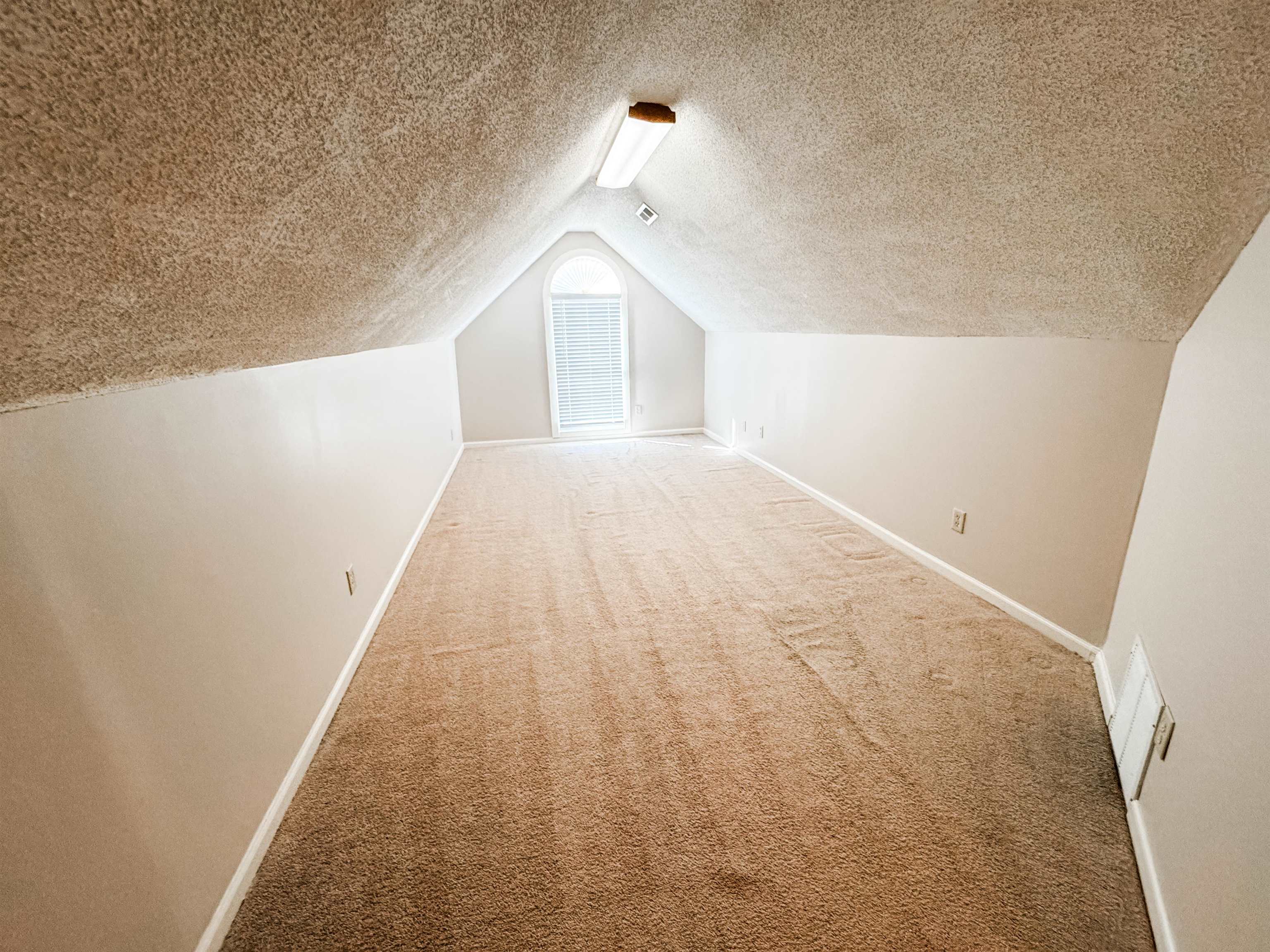158 Eulas Ridge Cove Collierville, TN 38017 - Photo 17 of 18 Bonus room with vaulted ceiling, baseboards, carpet floors, and a textured ceiling