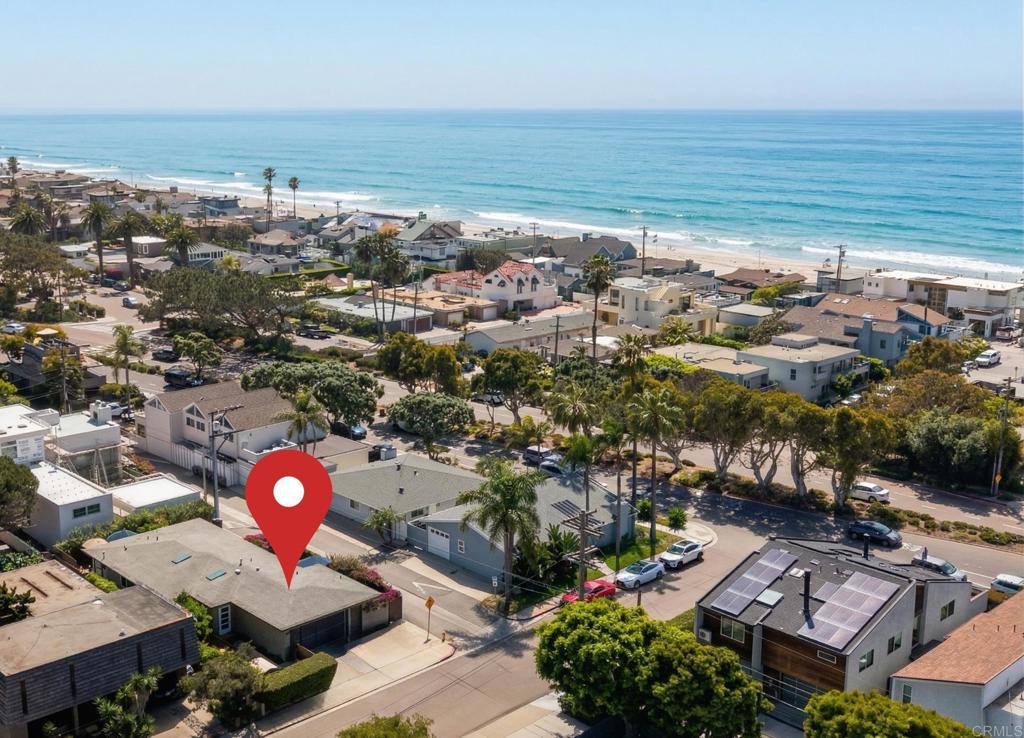 219 24th Street Del Mar, CA 92014 - Photo 2 of 15 an aerial view of a houses with a swimming pool