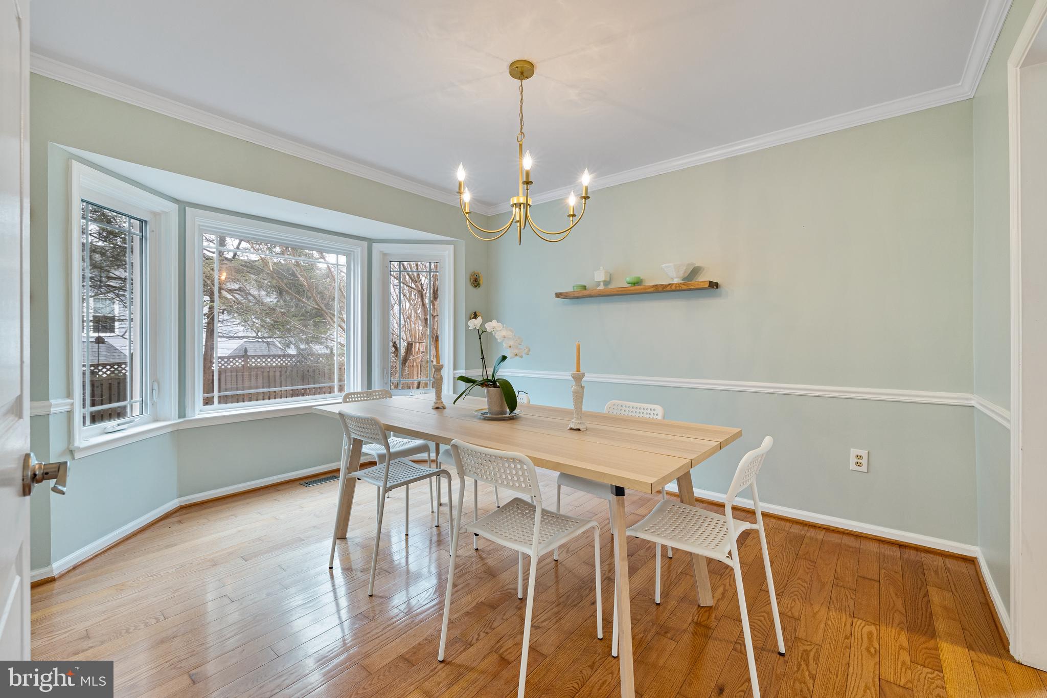 1439 Millikens Bend Road Herndon, VA 20170 - Photo 11 of 46 a view of a dining room with furniture window and outside view