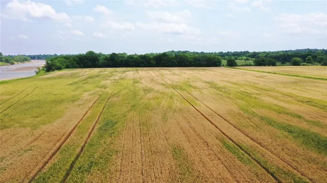 a view of yard with lake view and mountain in the back