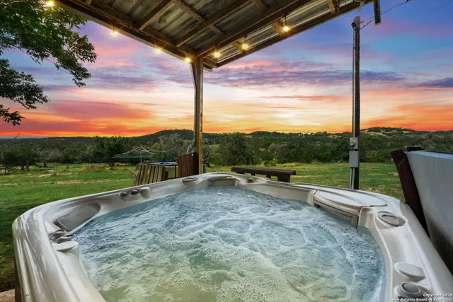 a view of outdoor space with seating area