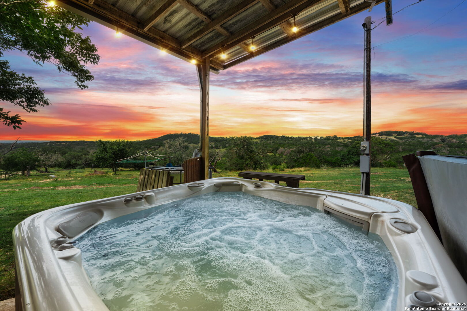 943 Stoneleigh Road Center Point, TX 78010 - Photo 17 of 36 a view of outdoor space with seating area