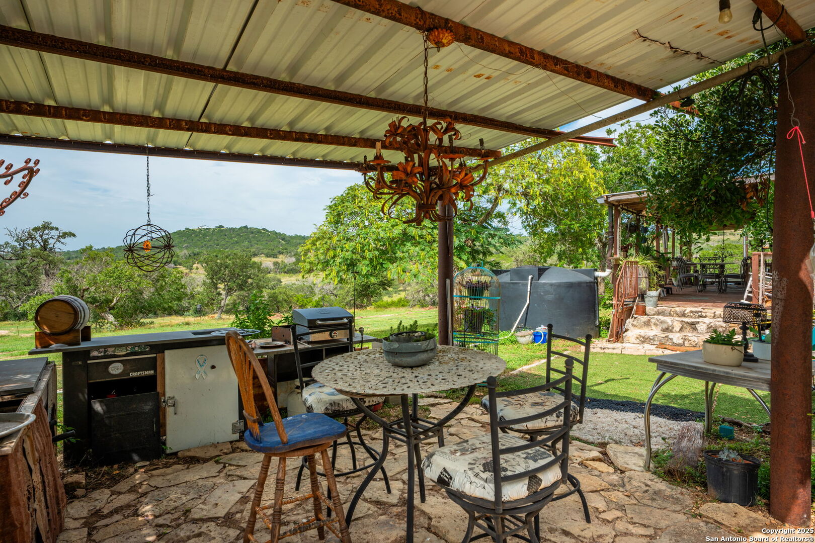 943 Stoneleigh Road Center Point, TX 78010 - Photo 24 of 36 a view of an outdoor sitting area