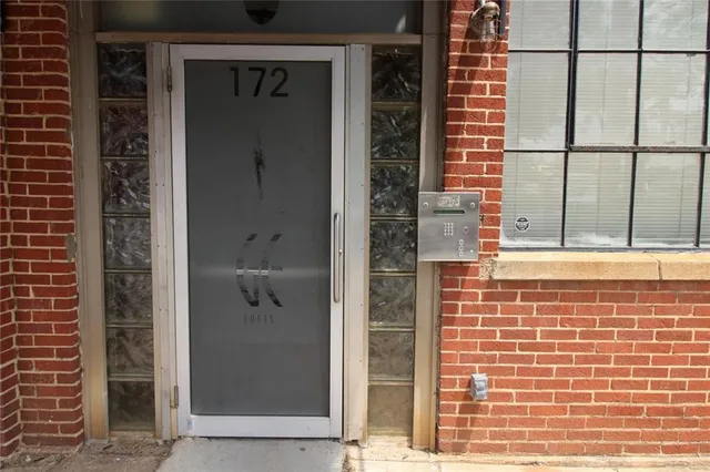 a view of entrance door of the house