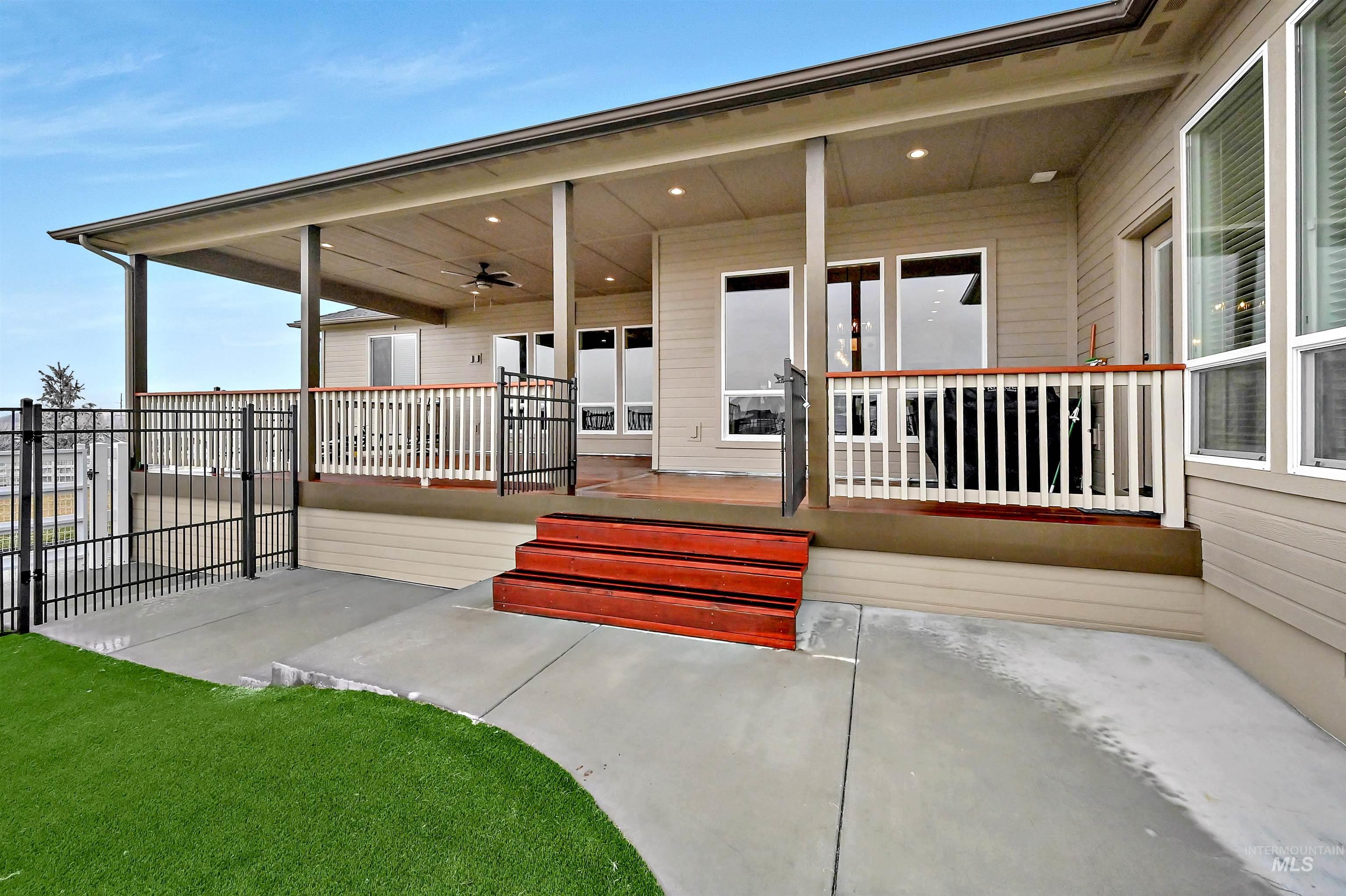 14964 Mortensen Court Caldwell, ID 83607 - Photo 37 of 38 View of patio featuring ceiling fan