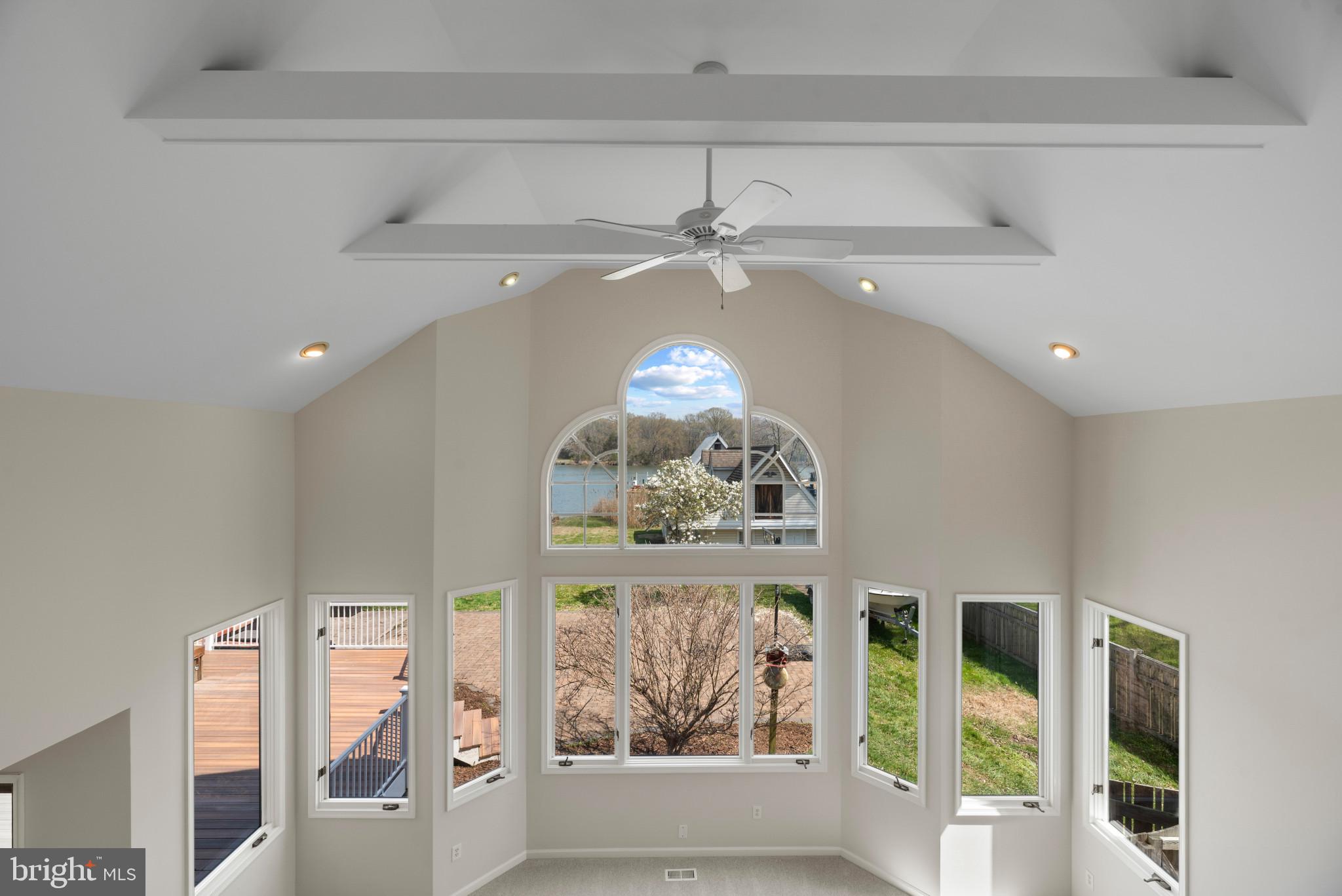 5929 Deale Beach Road Deale, MD 20751 - Photo 26 of 58 Detailed view of carpet flooring, beam ceiling, an