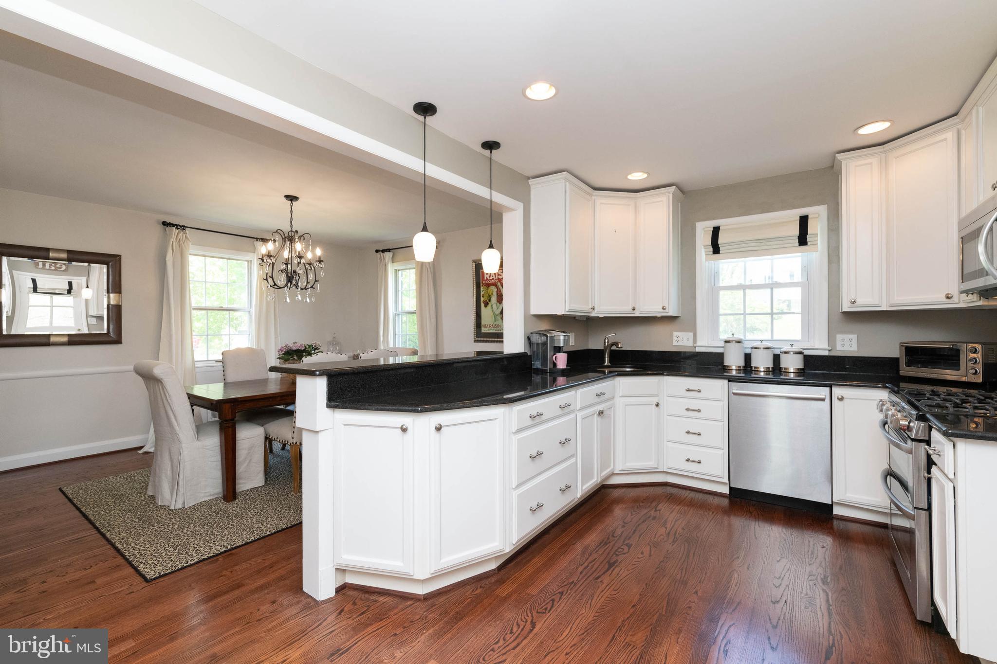 1615 Templeton Road Baltimore, MD 21204 - Photo 8 of 33 Kitchen opens to dining room!