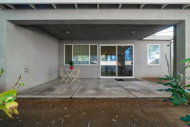 a view of a house with a outdoor space