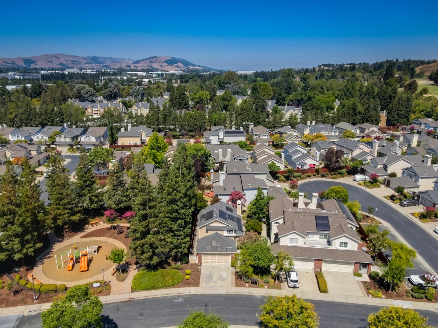 903 Springview Circle San Ramon, CA 94583 - Photo 36 of 41 an aerial view of residential houses with outdoor space
