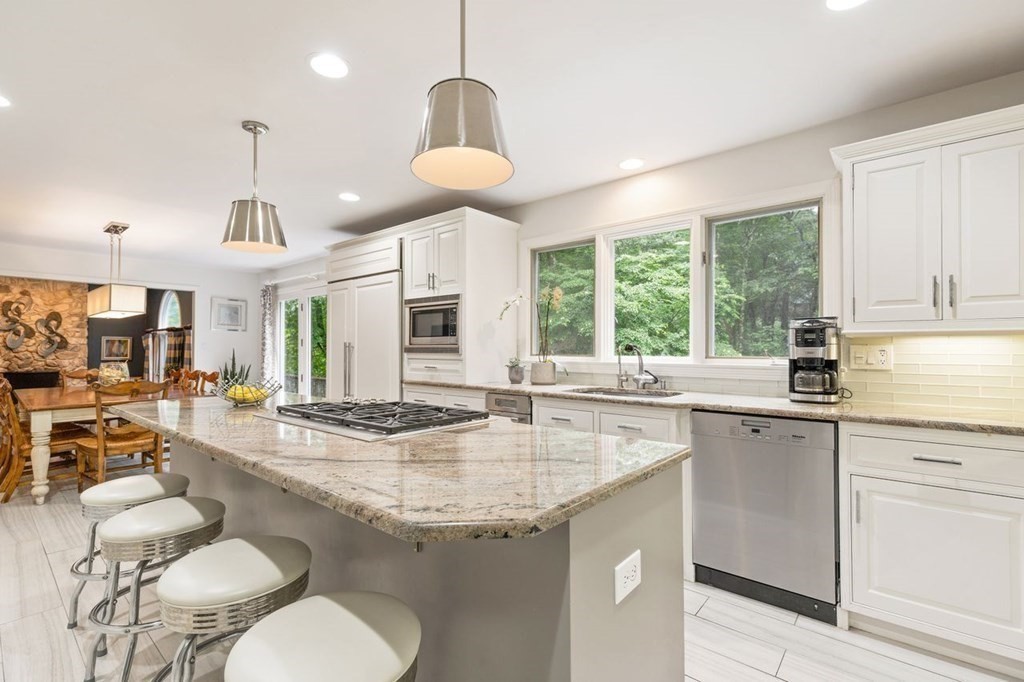 30 Castle Drive Sharon, MA 02067 - Photo 23 of 42 a kitchen with granite countertop lots of counter top space