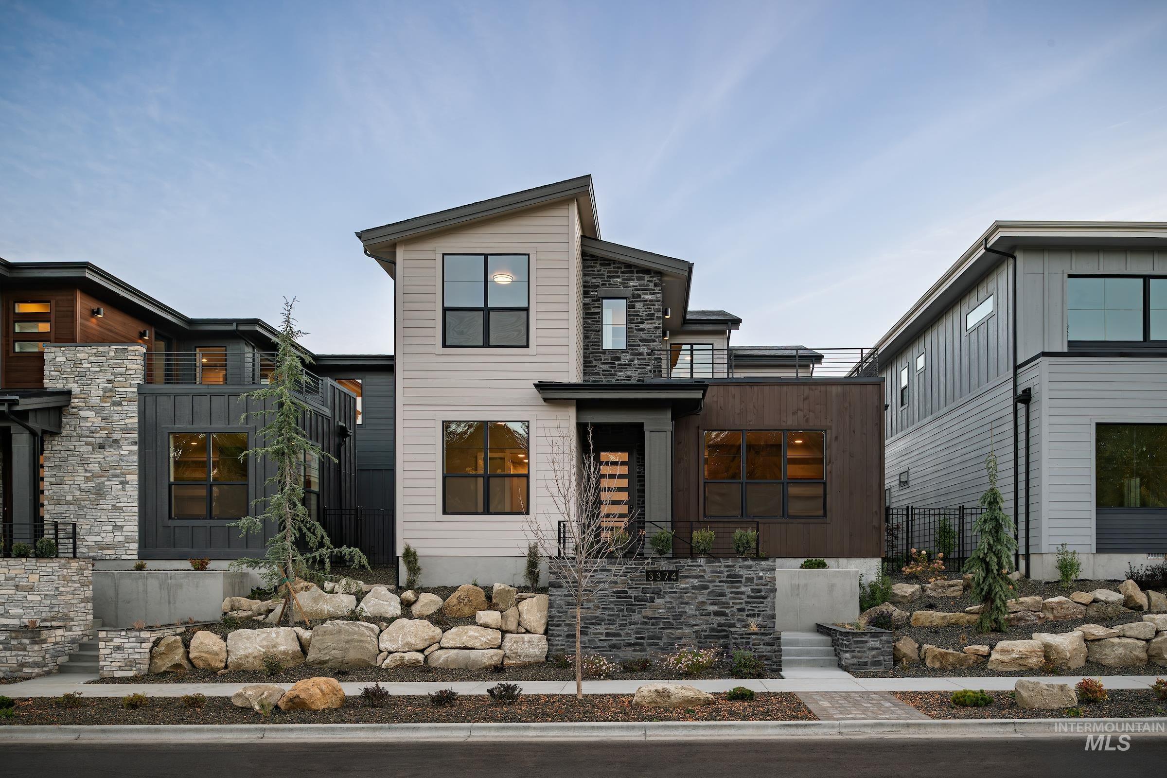 3374 West Neville Rnch Drive Boise, ID 83714 - Photo 36 of 37 View of modern home