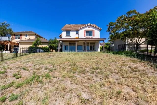 a view of a lake with a car parked