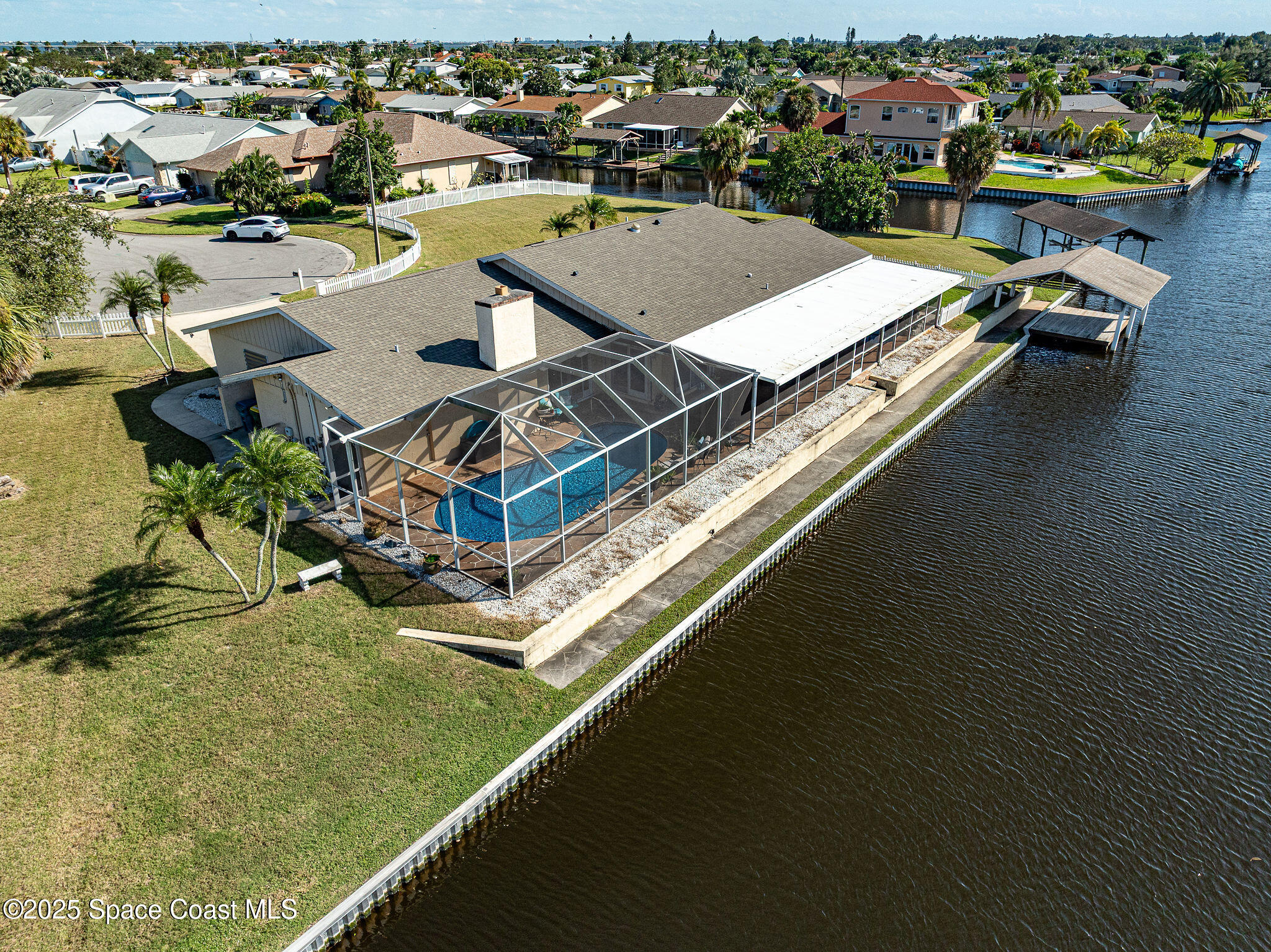 1480 West Riviera Drive Merritt Island, FL 32952 - Photo 2 of 93 Aerial View