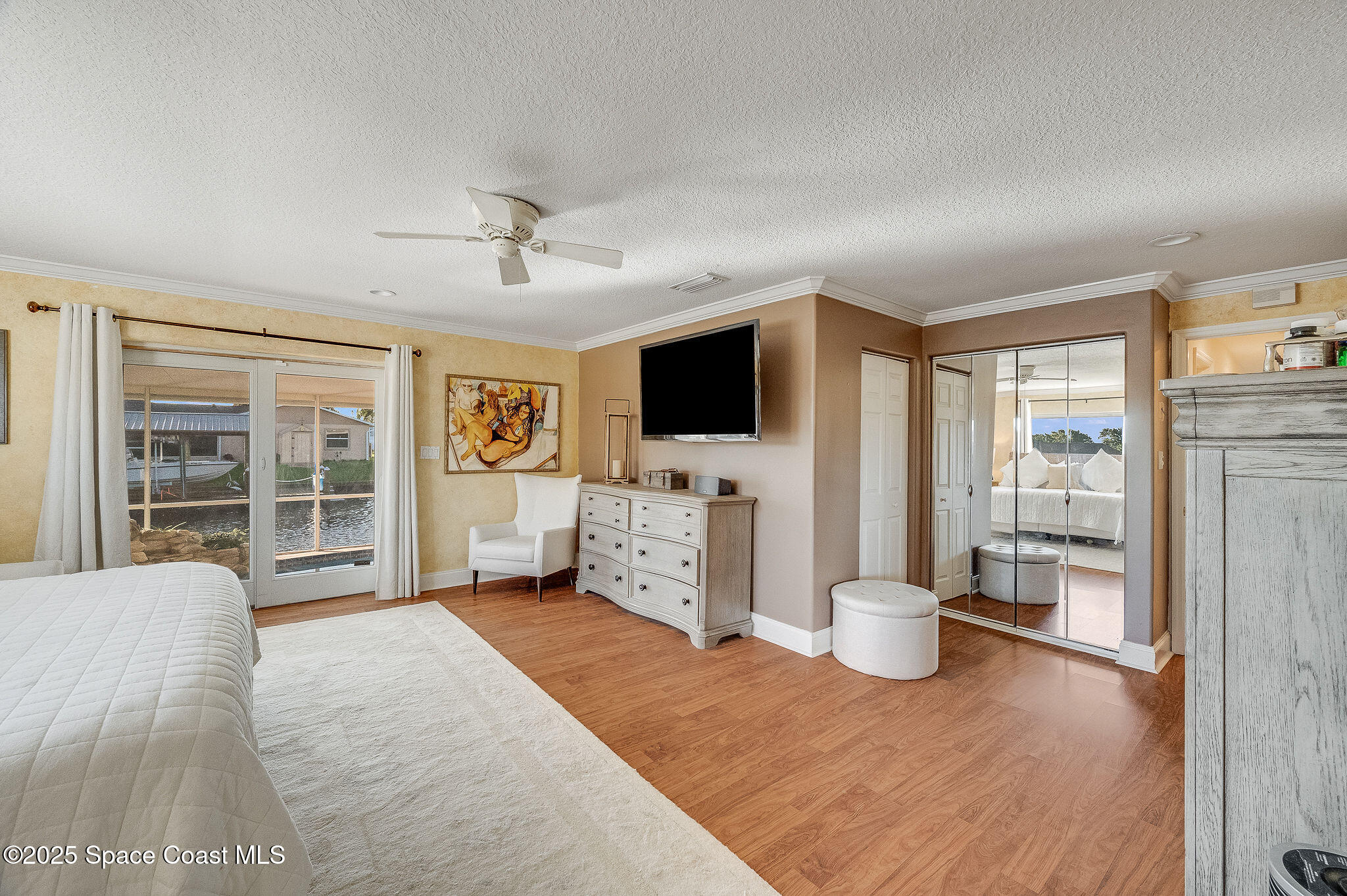 1480 West Riviera Drive Merritt Island, FL 32952 - Photo 33 of 93 a view of a livingroom with a fireplace and a couch