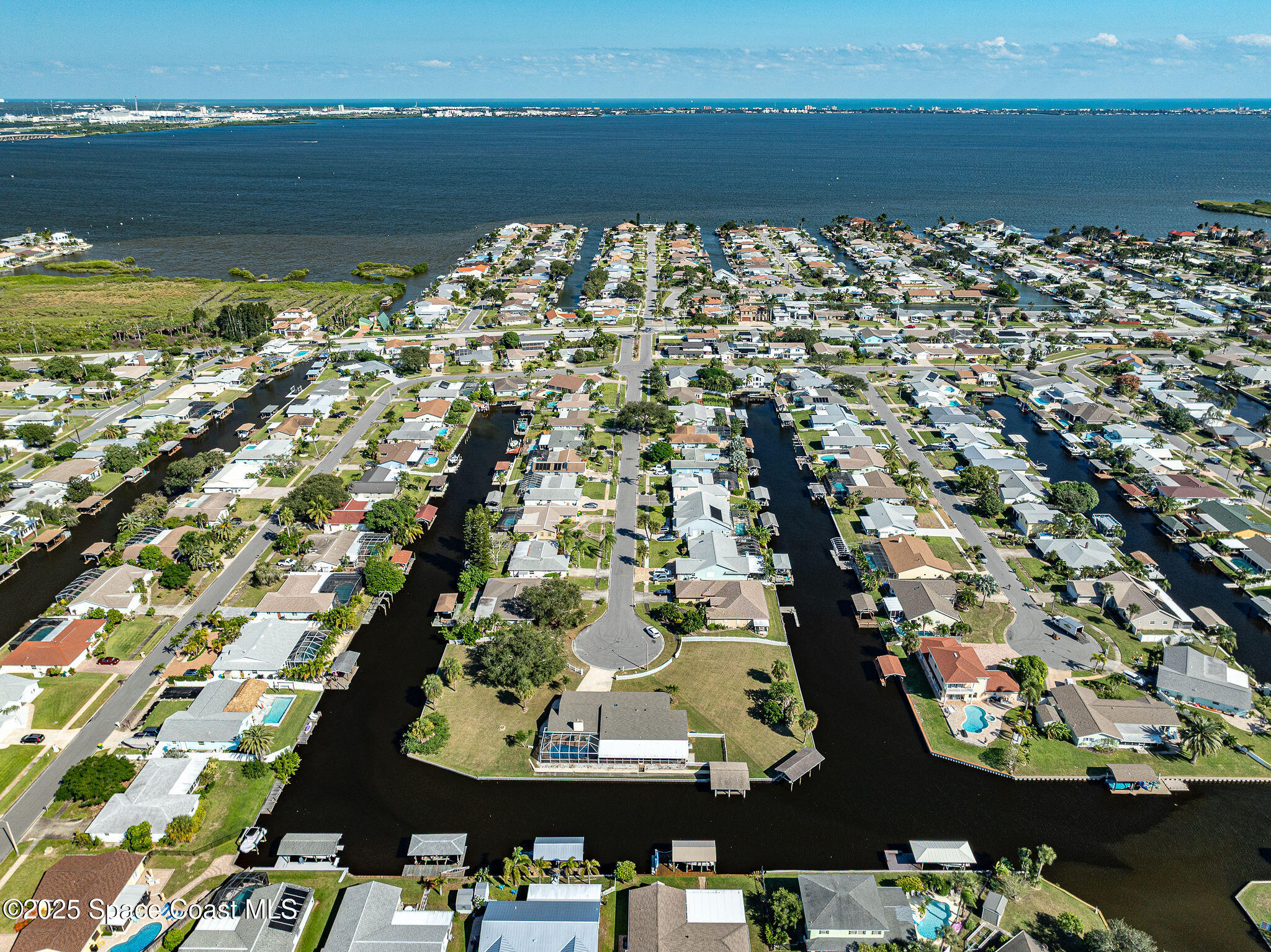 1480 West Riviera Drive Merritt Island, FL 32952 - Photo 92 of 93 Aerial View
