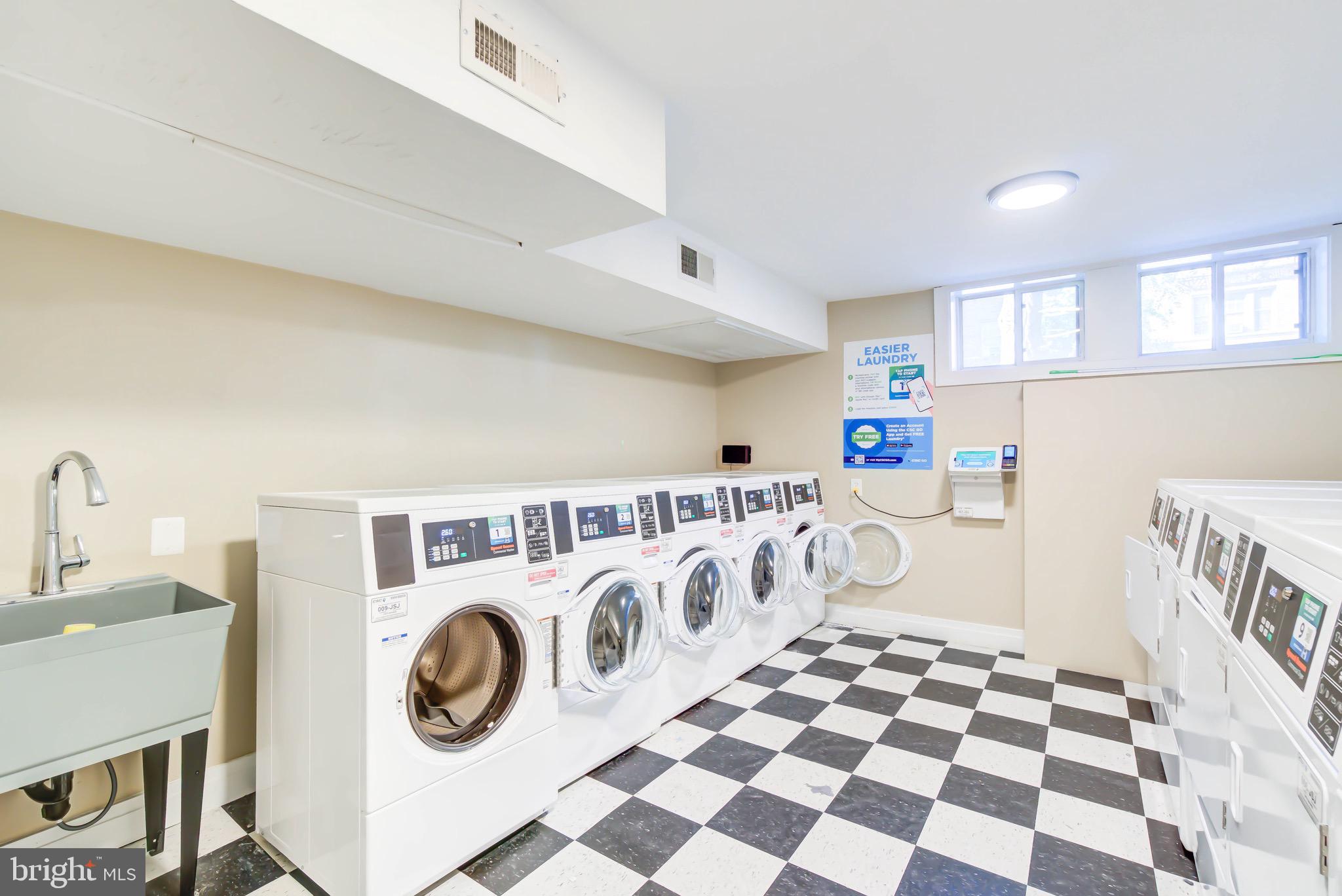 3625 16th Street Northwest, Unit 302 Washington, DC 20010 - Photo 11 of 14 Building Washer/Dryer
