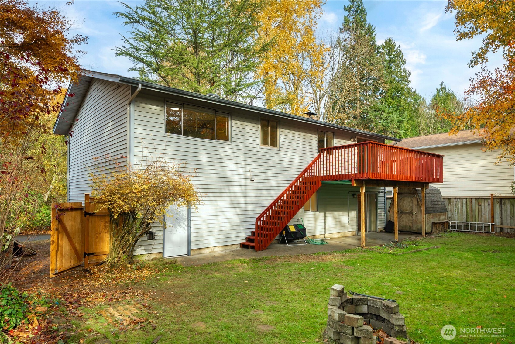 10316 Northeast 202nd Street Bothell, WA 98011 - Photo 36 of 40 a view of house with backyard