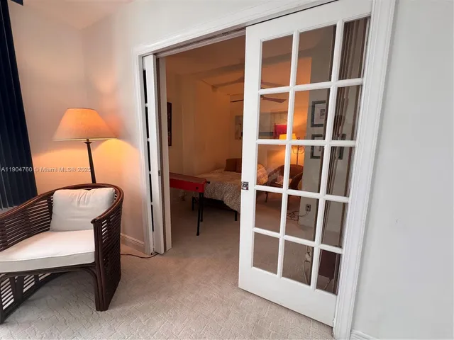a room with furniture and a window