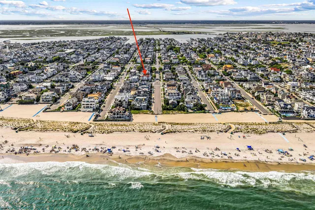 a view of an ocean beach