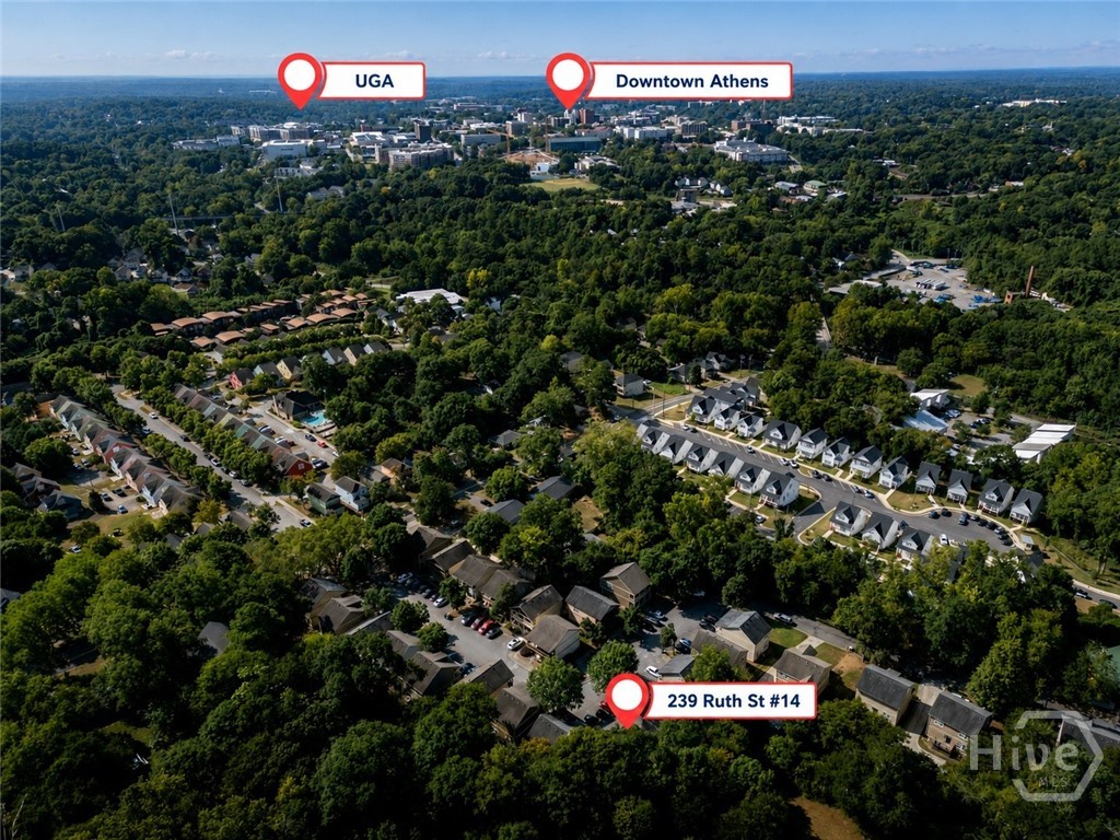 239 Ruth Street, Unit 14 Athens, GA 30601 - Photo 5 of 34 Drone View