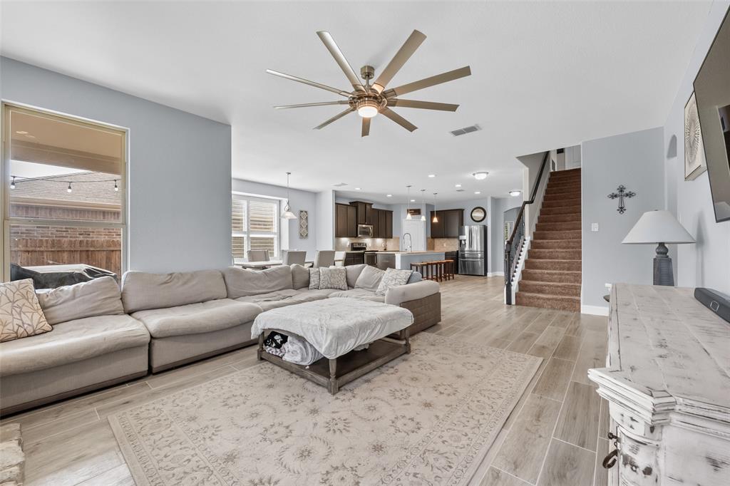 3709 Juniperio Street Denton, TX 76208 - Photo 15 of 31 a living room with furniture and a large window
