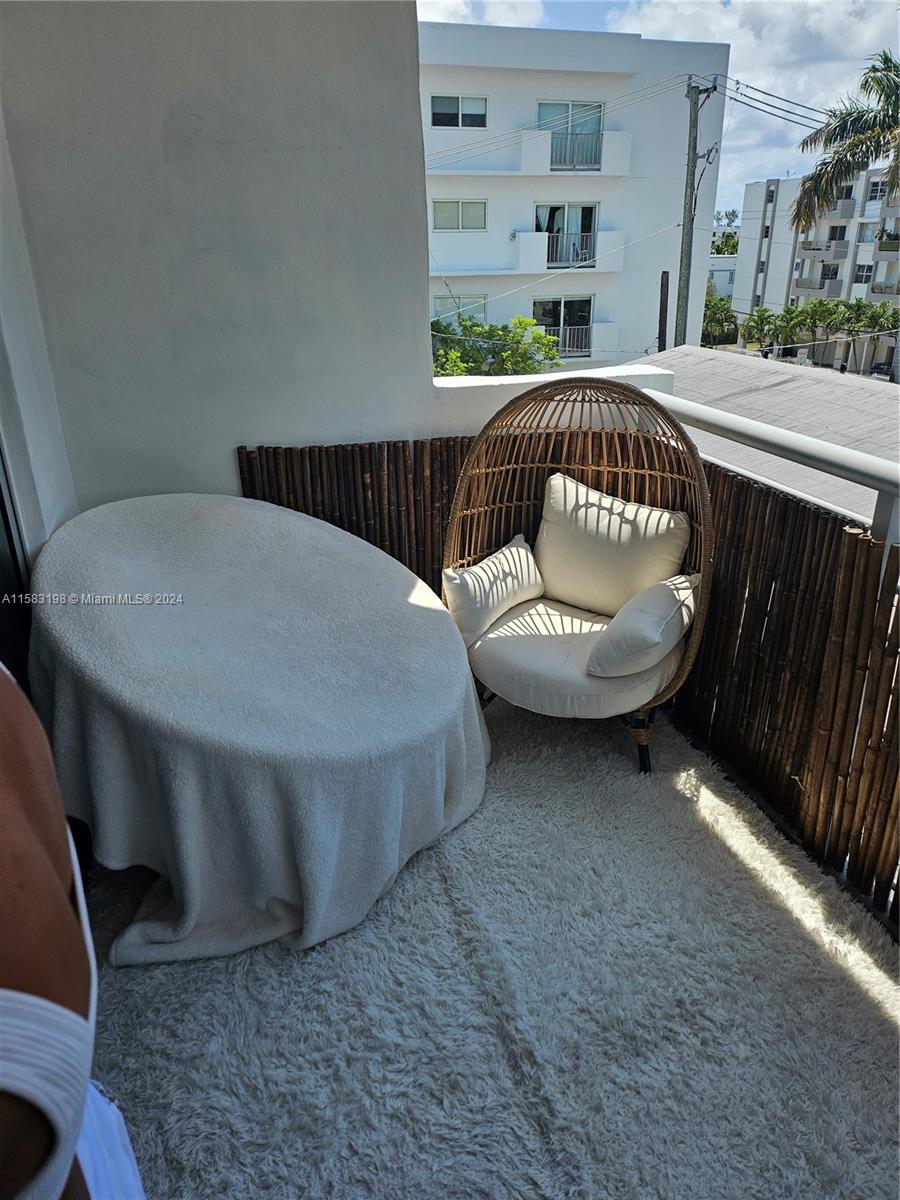 1605 Bay Road, Unit 406 Miami Beach, FL 33139 - Photo 27 of 31 a view of balcony with furniture