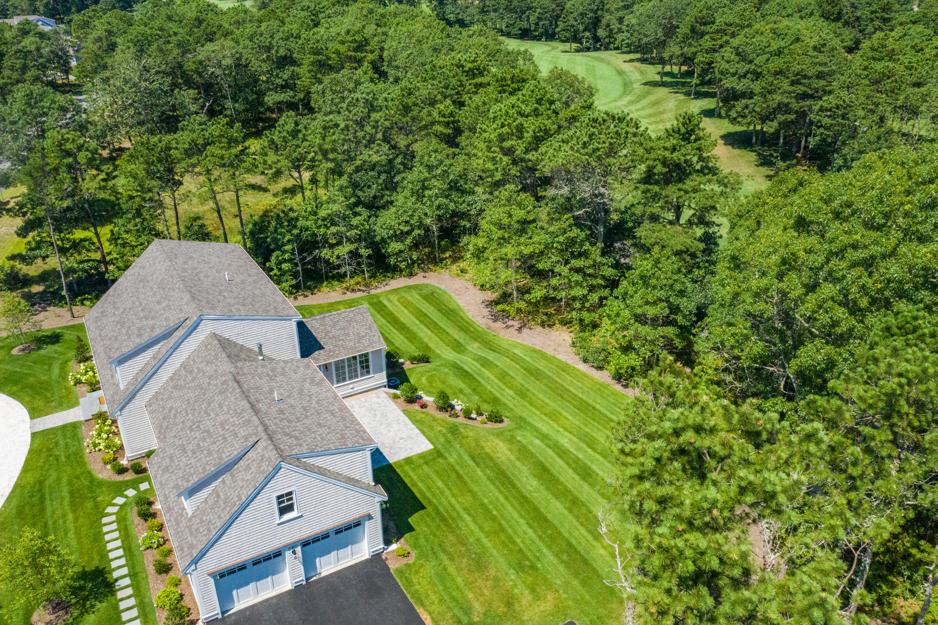 14 Crocker Rise Road Harwich, MA 02645 - Photo 36 of 38 an aerial view of a house with a yard