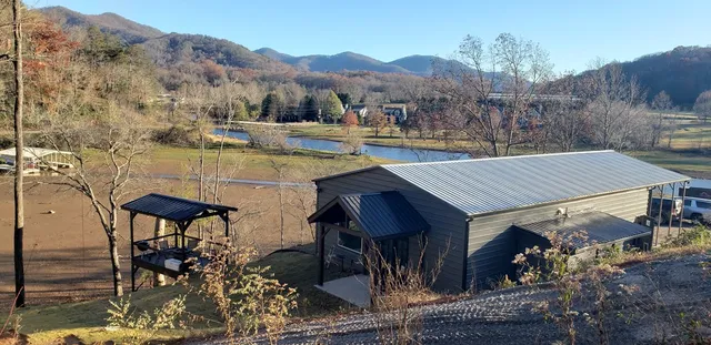 a view of a terrace with sitting area