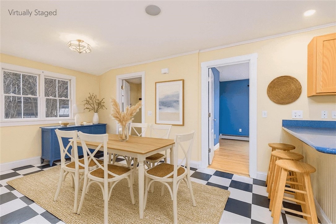 61 Howland Avenue Jamestown, RI 02835 - Photo 16 of 31 Virtually staged dining area