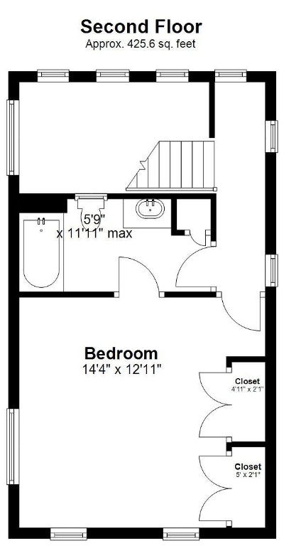 61 Howland Avenue Jamestown, RI 02835 - Photo 30 of 31 2nd floor plan