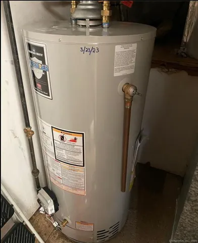 a view of water heater room