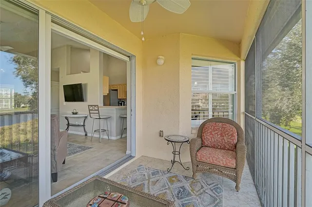 a view of a chairs in balcony