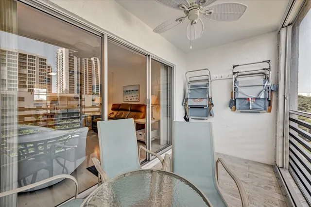 a living room with furniture and window