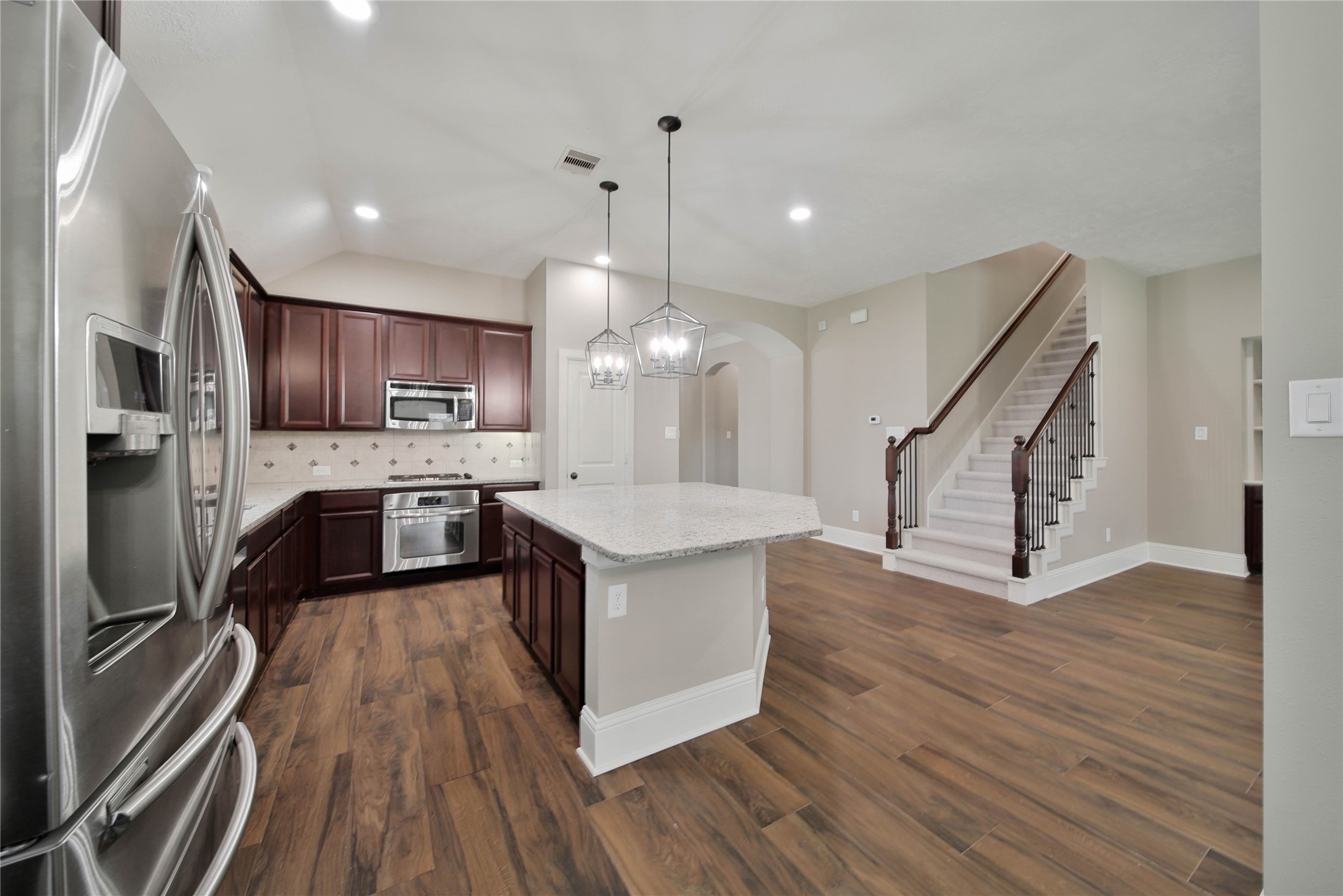 1215 Jake Springs Court Spring, TX 77386 - Photo 9 of 49 The fridge will stay with the home!