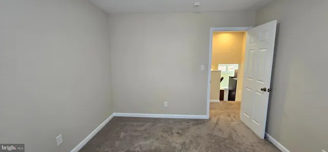 a view of livingroom with a hallway