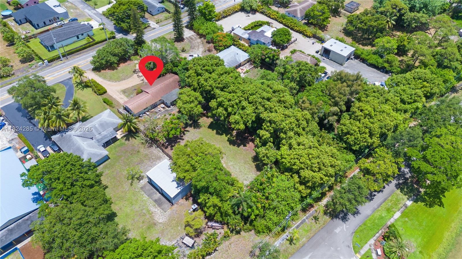 7075 High Ridge Road Boynton Beach, FL 33426 - Photo 10 of 13 an aerial view of residential house with outdoor space and swimming pool