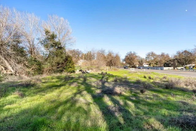 a view of yard with green space