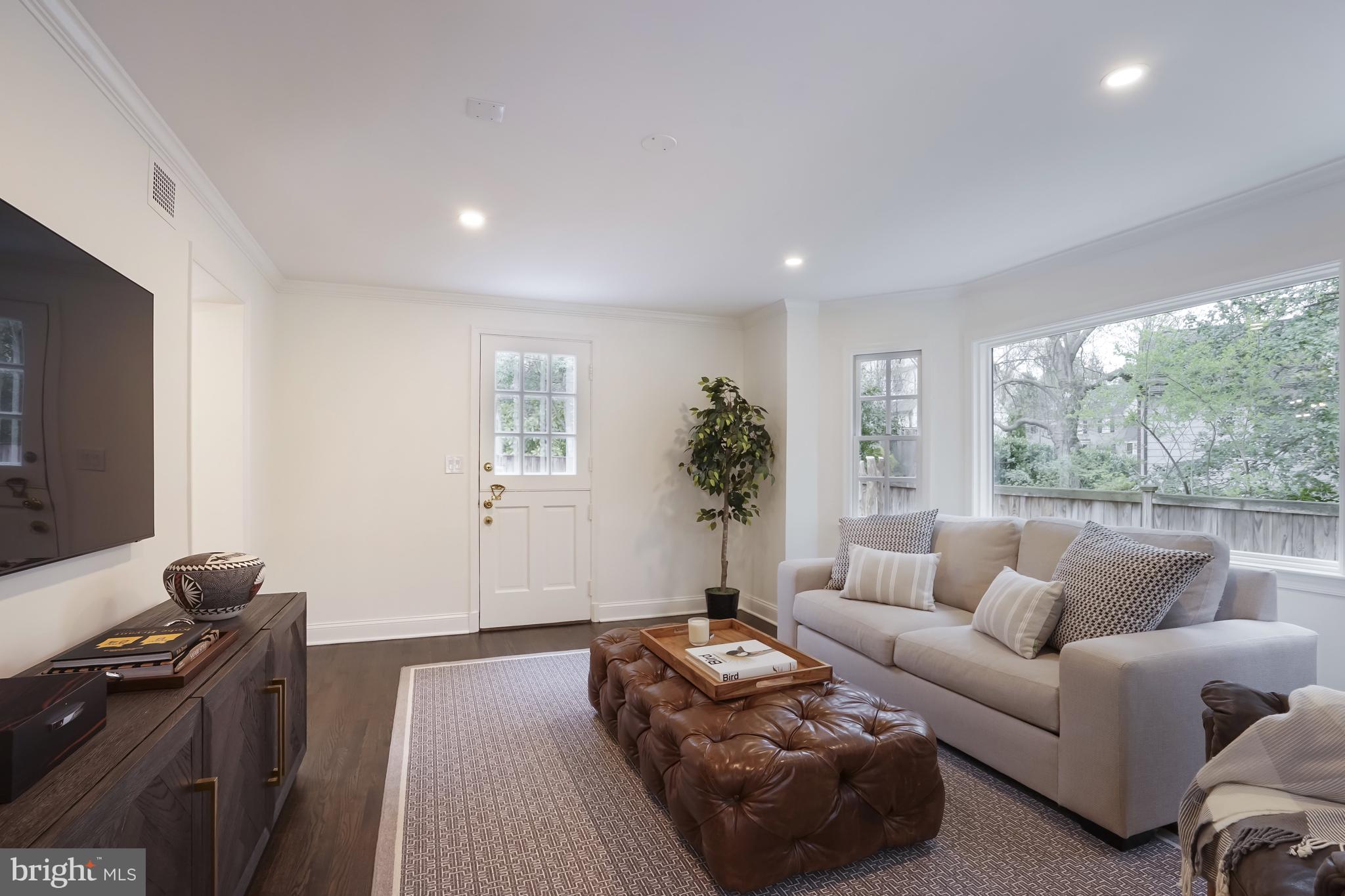 4603 Tournay Road Bethesda, MD 20816 - Photo 11 of 26 Family Room with bay window and exit to rear