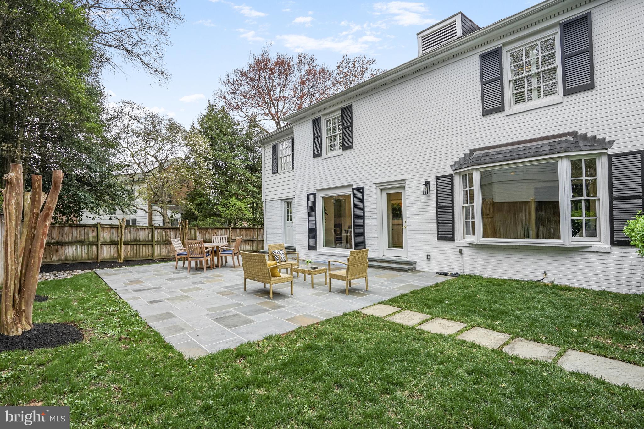 4603 Tournay Road Bethesda, MD 20816 - Photo 23 of 26 Rear Patio and fenced yard