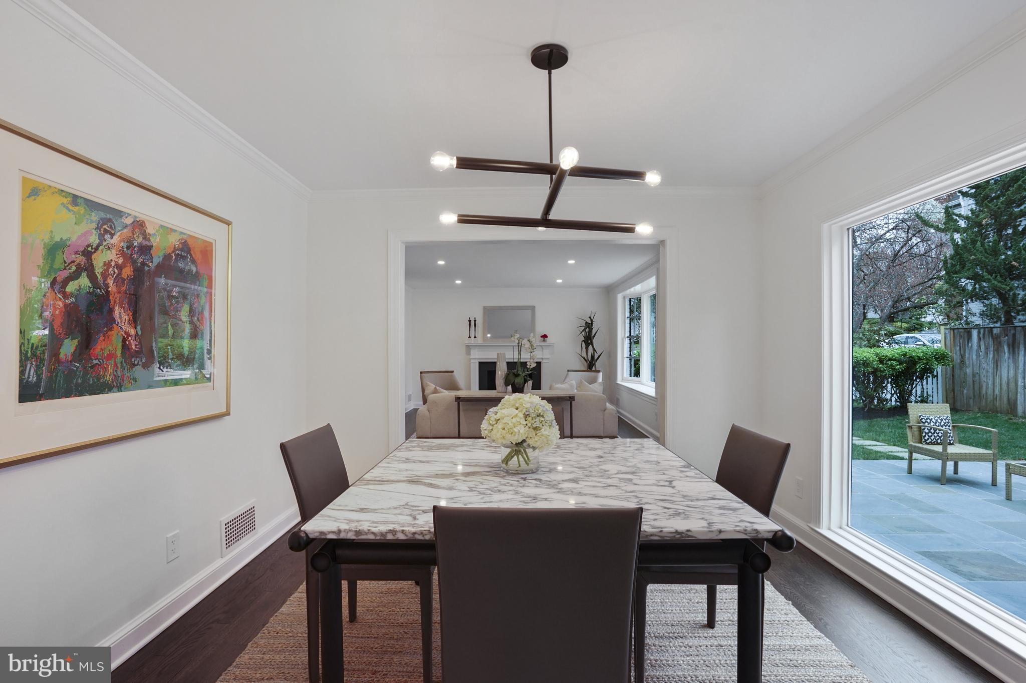 4603 Tournay Road Bethesda, MD 20816 - Photo 8 of 26 Dining Room picture window to rear
