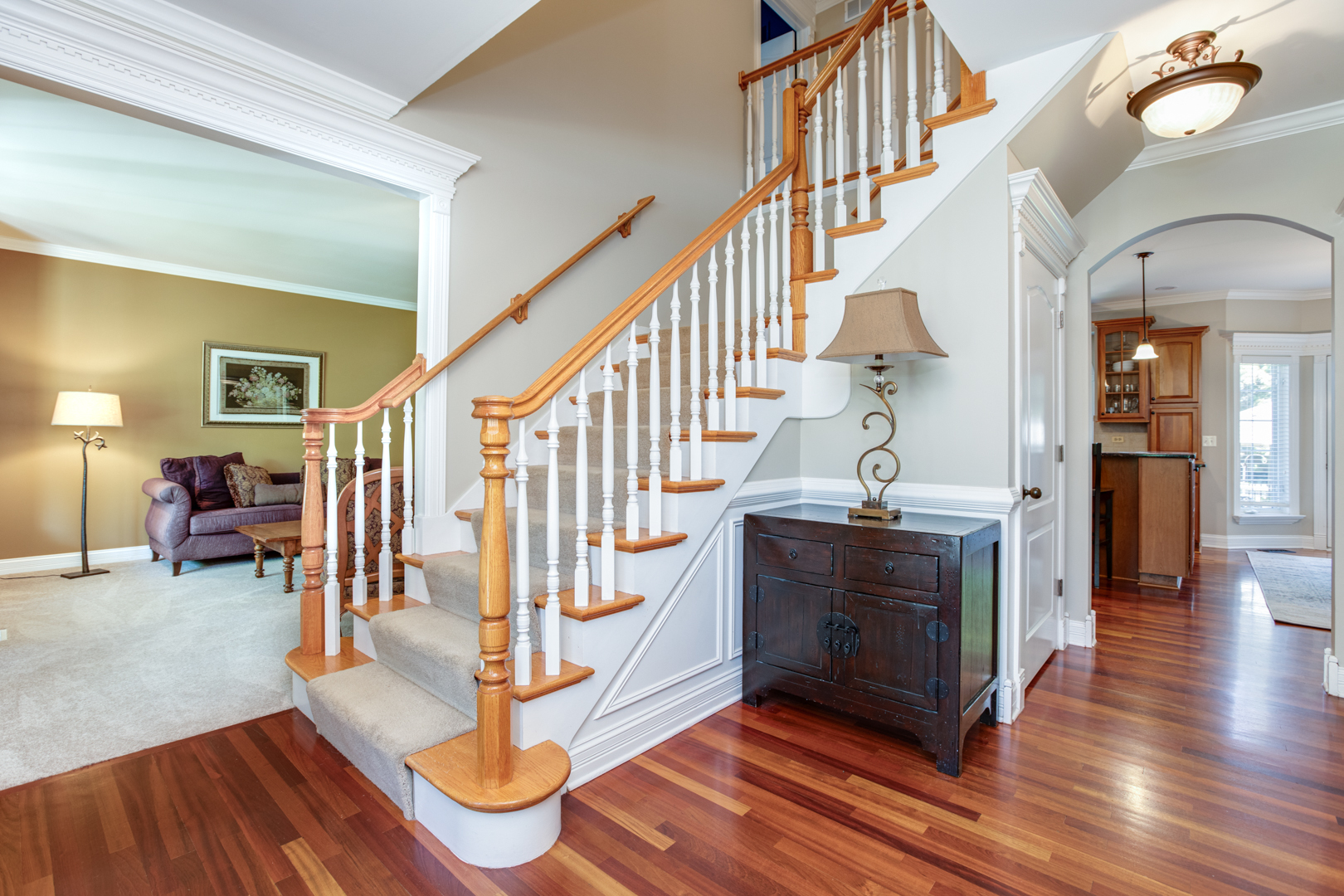 3976 Bluejay Lane Naperville, IL 60564 - Photo 4 of 34 a view of entryway and hall with wooden floor