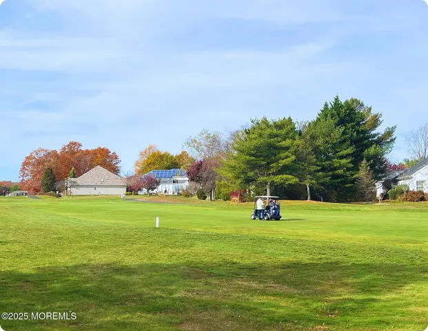 a view of a green field