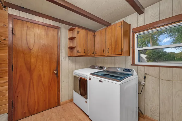 a view of washer and dryer