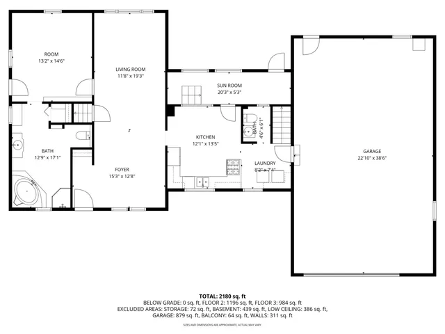 a picture of a floor plan