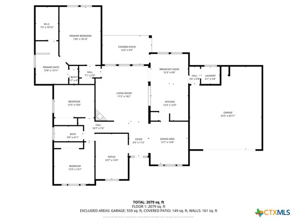 $449,000 | 5932 Fawn Meadows Drive, Temple, TX 76502