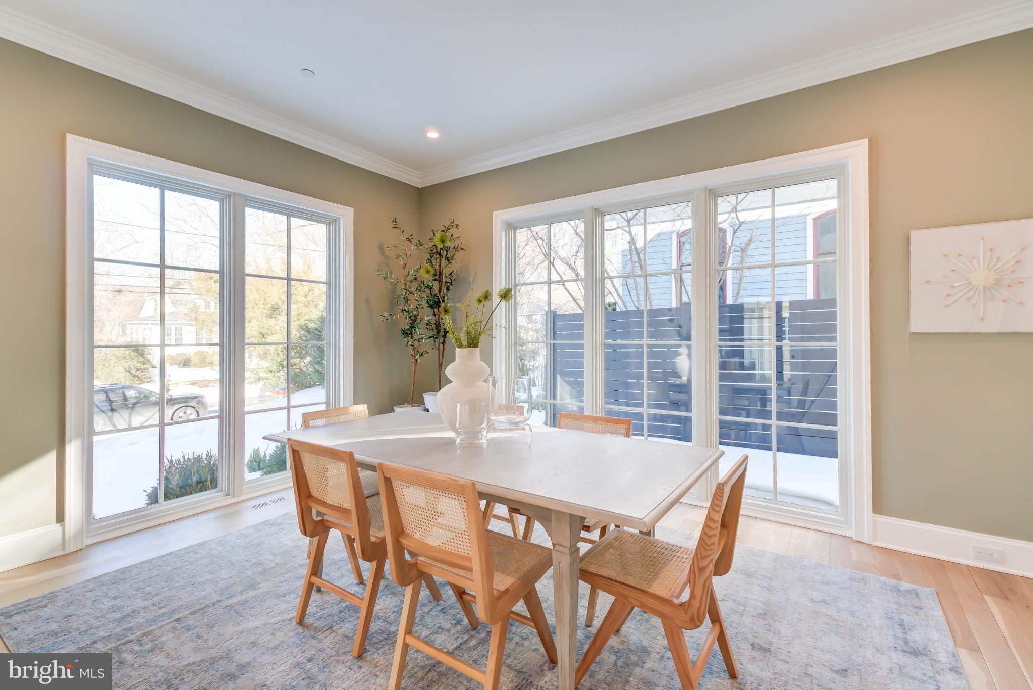 4422 Walsh Street Chevy Chase, MD 20815 - Photo 9 of 93 a dining room with furniture and window