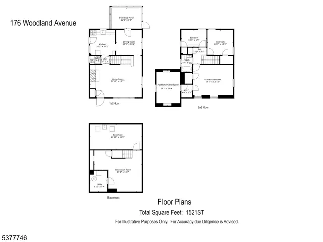 $575,000 | 176 Woodland Avenue, Verona, NJ 07044