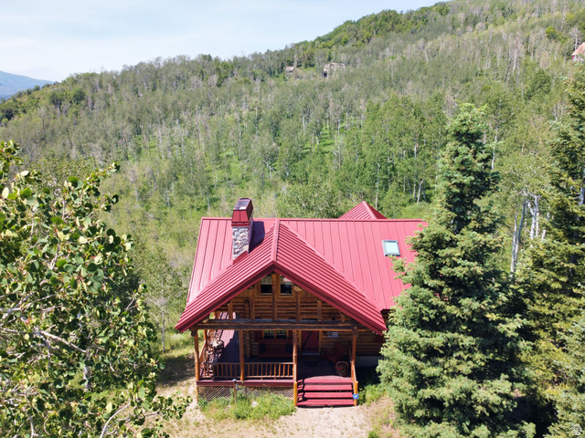 6210 Mountain View Road, Unit 133 Coalville, UT 84017 - Photo 83 of 87 Front of cabin aerial view