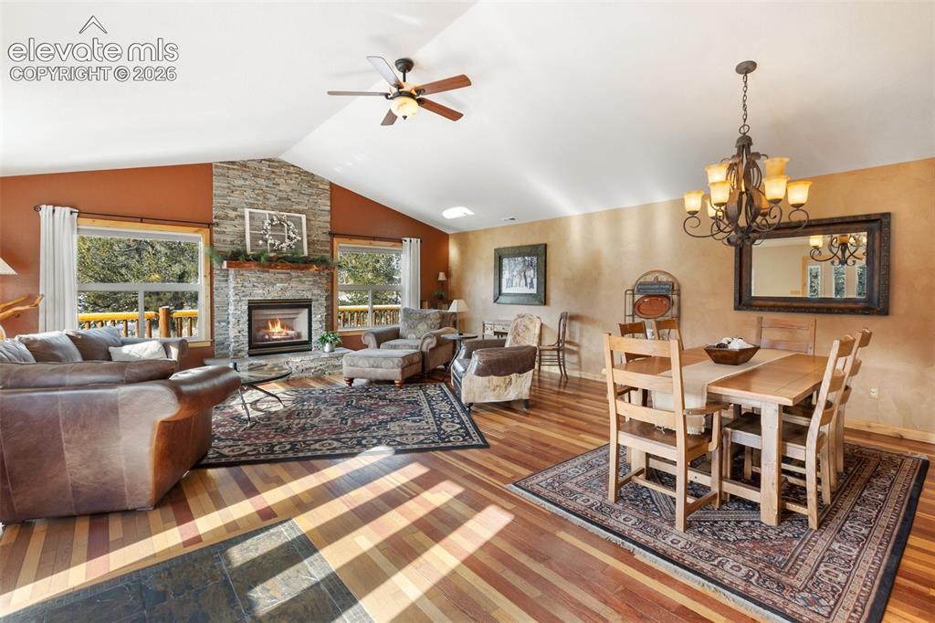 2809 Edlowe Road Woodland Park, CO 80863 - Photo 8 of 42 Living and Dining Room